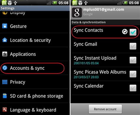 Android Contacts Backup Backup Android Contacts To Gmailpc
