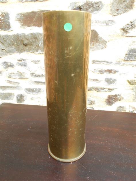 Large Vintage Ww2 105mm M14 Brass Artillery Shell 1944 107 Etsy