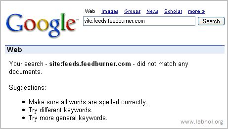 FeedBurner RSS Feeds Are Not In Google Search Results Anymore Digital