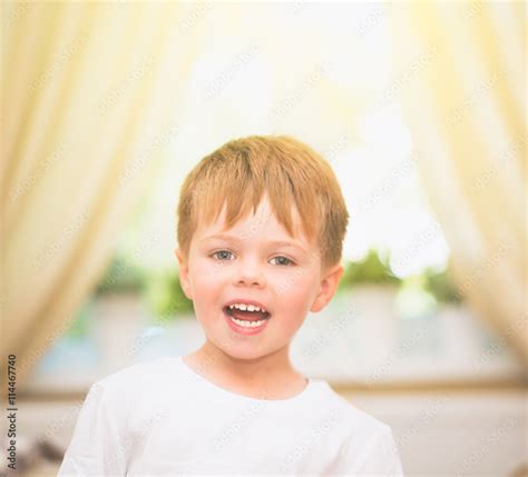 Happy 3 Years Old Baby Boy Stock Foto Adobe Stock