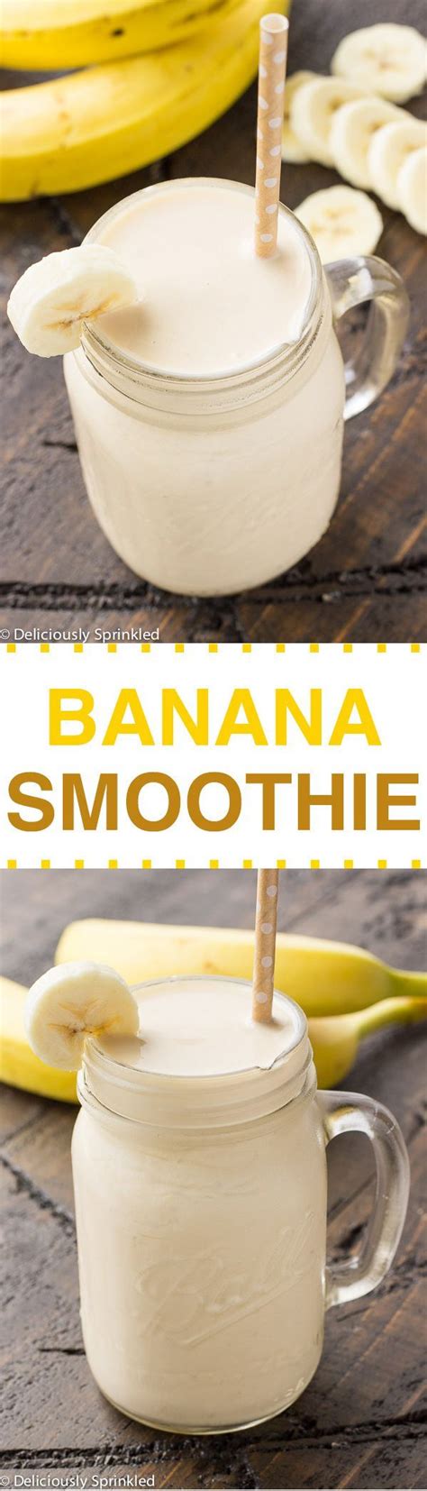 Banana Smoothie Recipe Easy To Make Breakfast Smoothie With Frozen