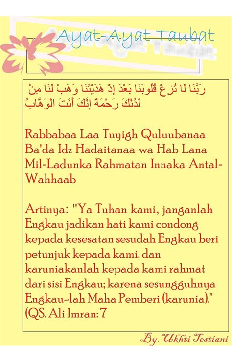 Pada hadits sampaikan dariku walau satu ayat adalah landasan agung dari inti ajaran islam. SamPaiKaN DaRiKu WaLaU SaTu aYaT: Bertaubatlah!