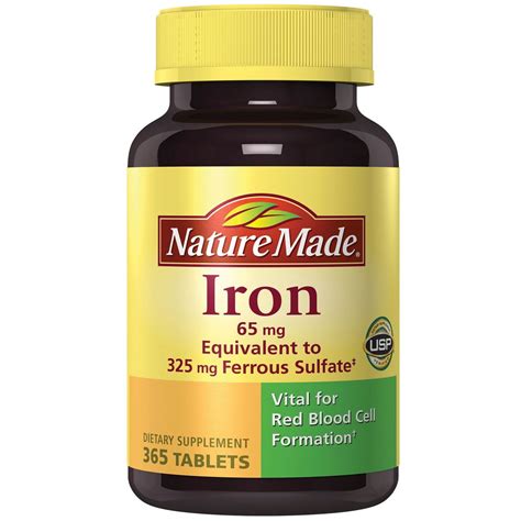 Product Of Nature Made Iron Dietary Supplement Tablets 365 Ct