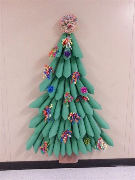 Pin By Bridget Crain On Pjh Diy Christmas Paper Wall Christmas Tree