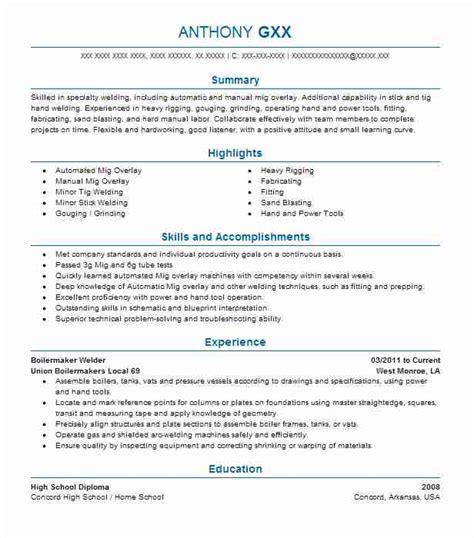 I'm a welding manager with 15 years' experience as a welder & boilermaker, 5 years' managing a welding department, delivering. Cover Letter For Boilermaker Cv - 101+ Cover Letter Samples