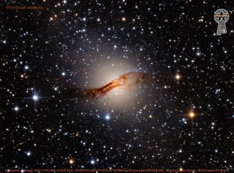Centaurus A Galaxy Ngc 5128 Apod Grag