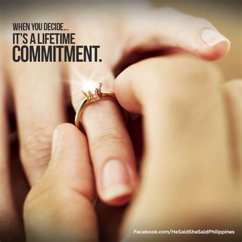 Marriage Is A Lifetime Commitment He Said She Said