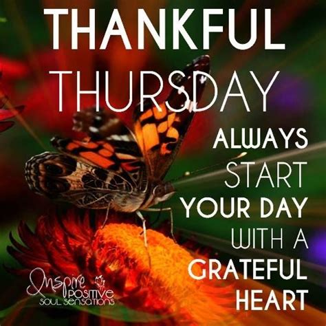 Thankful Thursday Start Your Day With A Grateful Heart Pictures Photos