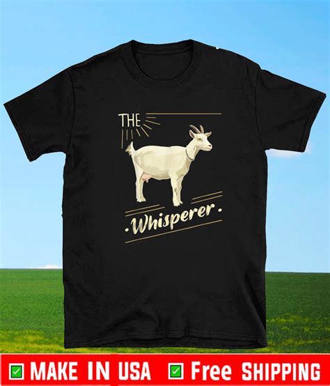 The Goat Whisperer Funny Goat Lover Farmer 2021 T-Shirt