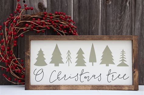O Christmas Tree Sign Christmas tree wood sign Christmas | Etsy | Christmas tree sign, Christmas ...