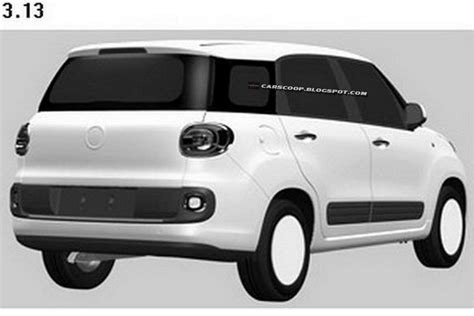 Fiats New 500xl 7 Seater Revealed In Patent Drawings