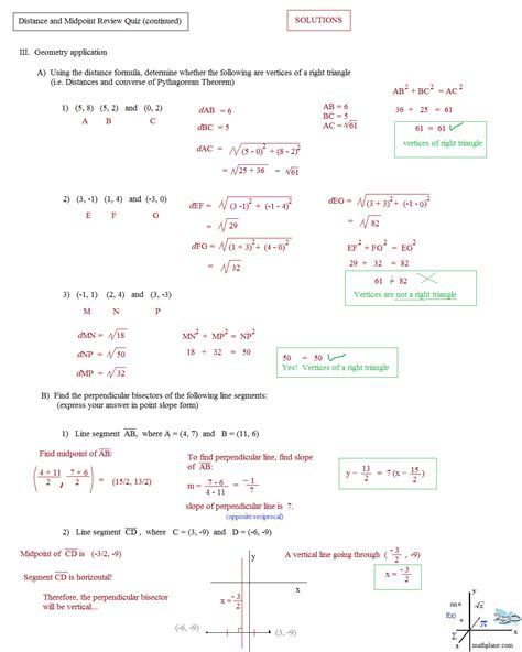 30 Midpoint And Distance Formula Worksheet Worksheet Project List