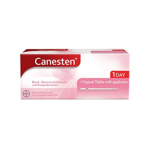 Canesten Vaginal Suppository 05 G 1 Pc Kulud Pharmacy