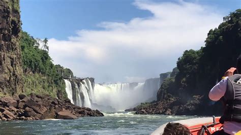 Iguacu Falls Boat Ride Youtube
