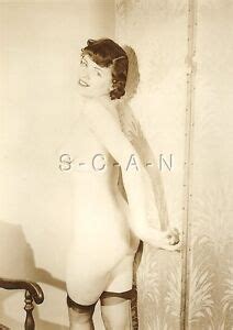 Original Vintage S S Nude Rp Endowed Woman Arms On Head Shows My XXX