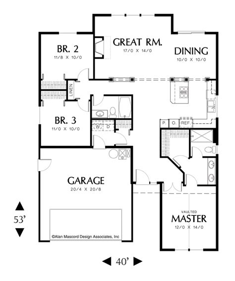 Open Floor Plan In Split Bedroom Design Plan 1131 The Maddox Is A 1463
