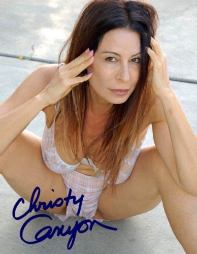 Christy Canyon Sexy Adult Film Star Autographed Signed X Photo Ebay