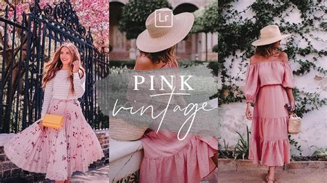 Lightroom presets are amazing tools for photographers, designers, and all types of creative professionals. PINK VINTAGE Lightroom Mobile Presets Free DNG | Lightroom ...