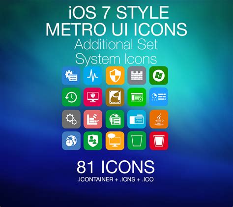 Ios 7 Style Metro Ui System Icons By Phusixninja On Deviantart