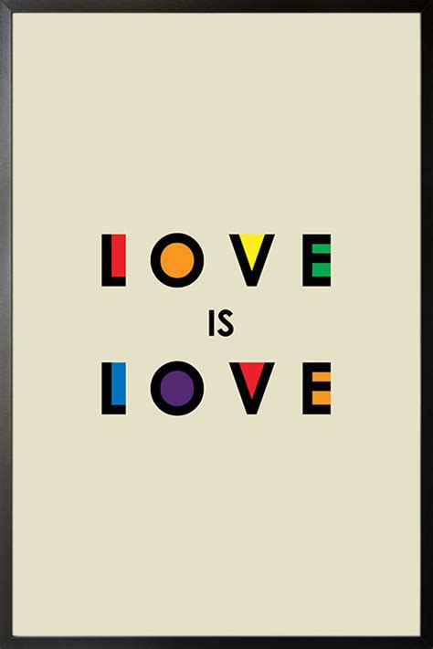 Love Is Love Poster Artdesign