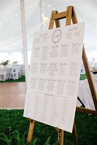 Large White Seating Chart On Easel