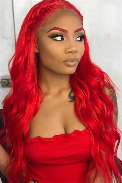 Do keep in mind that virgin hair extensions are the best type of weaves for dyeing your hair. Long Red Weave Wig | Best red hair dye, Dyed red hair ...