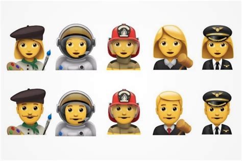 Apple Proposes 5 New Emoji Professions