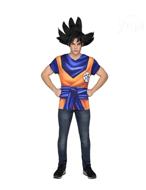 Please compare the detail sizes with yours before you buy!!! Dragon Ball Z™-T-Shirt für Herren Son Goku™ blau-orange ...