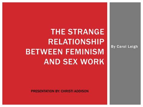Feminism And Sex Work Ppt