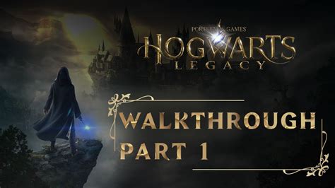 hogwarts legacy gameplay walkthrough part 1 intro full game [4k 60fps ps5] no commentary