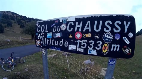 Climbing Col Du Chaussy 1533 M Via Lacets De Montvernier Cycling