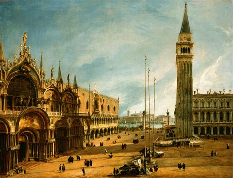 Antonio Canal Called Canaletto Venice St Mark Square Salamon Gallery Italy