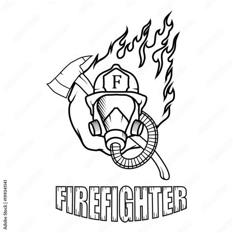 Firefighter Helmet Logo