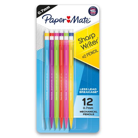 Paper Mate Sharpwriter Mechanical Pencils 07 Mm Hb 2 Lead Fun