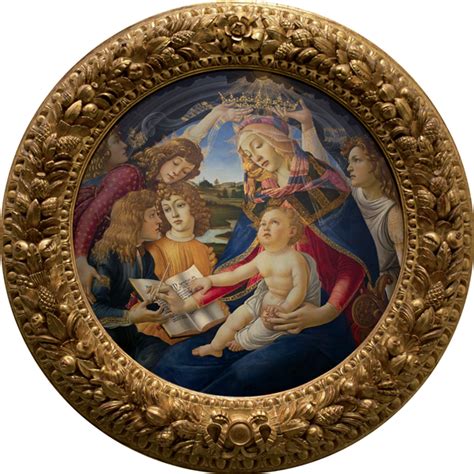 Madonna Of The Magnificat 1480 1481 Sandro Botticelli
