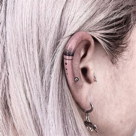 45 Ear Tattoo Ideas For Your Next Ink Ear Lobe Tattoo Behind Ear Tattoos Tattoos