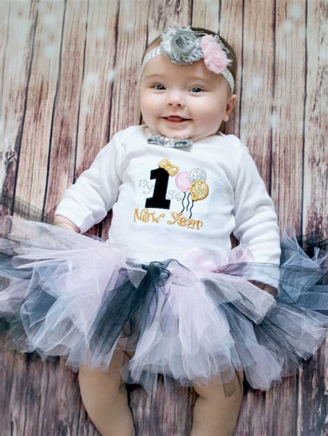 Baby Girl New Years Outfit New Years Eve Baby Girl Outfit Etsy