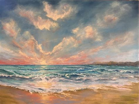 Sunset Pastel Drawing At Paintingvalley Com Explore Collection Of