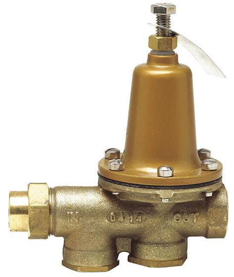 Watts Water Pressure Regulator Valve Lead Free Brass 75 To 125 Psi