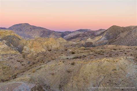 Desert Twilight With Carrizo Mountain Alexander S Kunz Photography