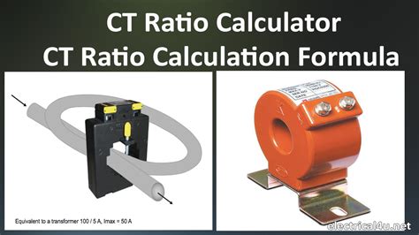 CT Ratio Calculation And Calculator Online Electrical U