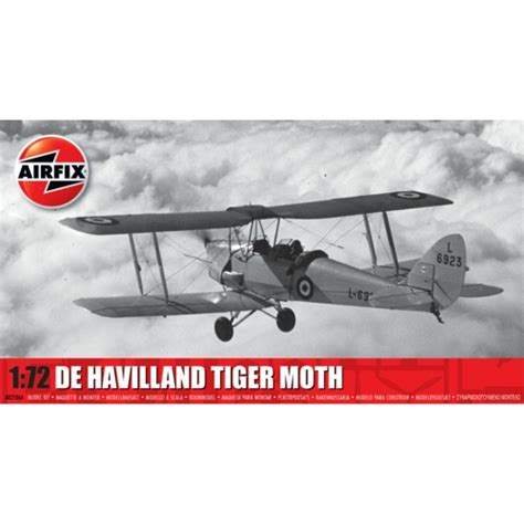 A A Airfix Nd Scale Model Kit De Havilland Tiger Moth