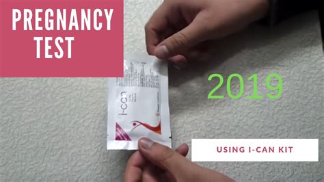 Super Easy Pregnancy Test Using I Can Kit Home Made Hd 2020 Youtube