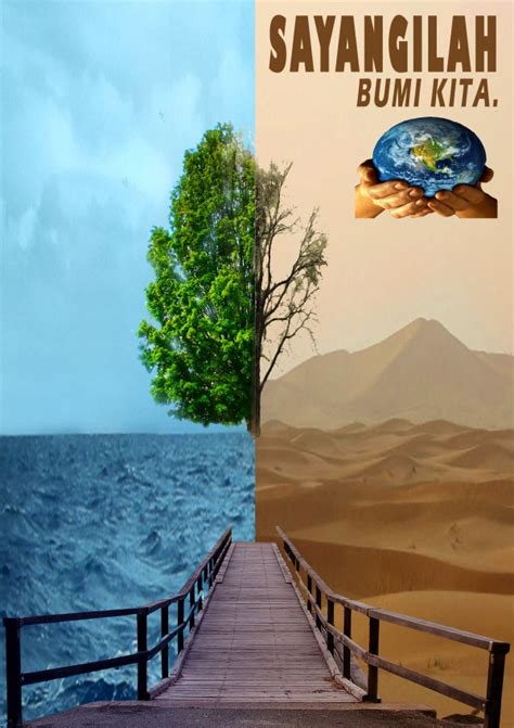 Lukisan Poster Cintailah Alam Sekitar