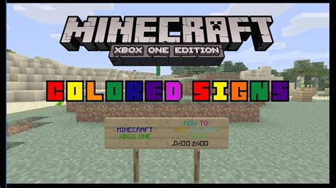 We get that some people are just stupid sometimes but there is no need to use slurs or offensive language during these situations. Minecraft Xbox One: Custom Colored Signs | How to Get Them ...