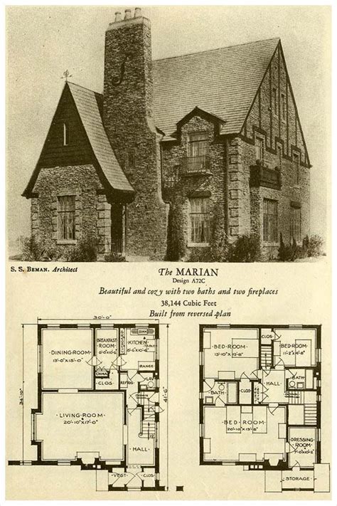 1927 English Style Cottage Brick Homes Of Lasting Charm The Marian