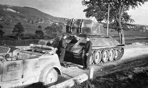 2 Cm Flakvierling 38 Auf Fahrgestell T 34r Poľná úprava Germany Deu