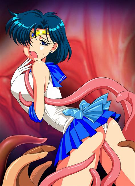 Pirochi Mizuno Ami Sailor Mercury Bishoujo Senshi Sailor Moon Highres 1990s Style 1girl