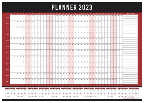 Buy 2023 Wall Planner A1 Size Year Organiser Runs Jan To Dec Student