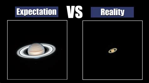 Planets Through A Telescope Expectation And Reality Youtube